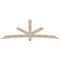 Ekena Millwork Alberta Smooth Timber Gable Bracket, Douglas Fir, 108"W x 36"H x 5 1/2"D x 5 1/2"F, 8/12 Pitch GBW108X36X0606ALB00SDF - alternate 1